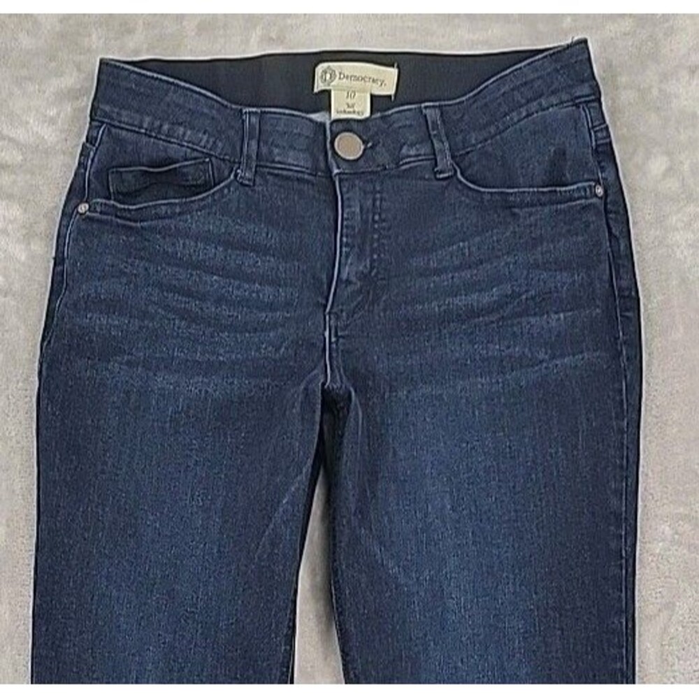 Democracy Womens Boot Cut Jeans Size 10 "Ab" Technology Stretch Waist 30x31 - Picture 3 of 11